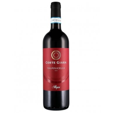 ALLEGRINI CORTE GIARA Valpolicella raudonasis sausas 13% 0,75l