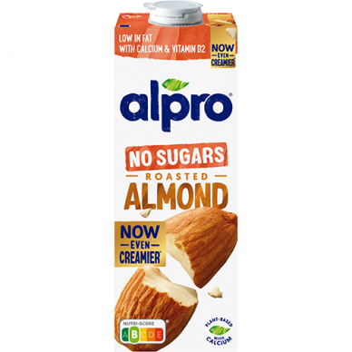 ALPRO skrudintų migdolų skonio nesaldintas gėrimas,1l