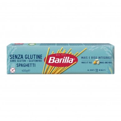 BARILLA SPAGHETTI GLUTEN FREE makaronai 400g