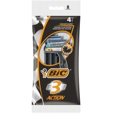 BIC 3 Action vyriški vienkartiniai skustuvai 4vnt.