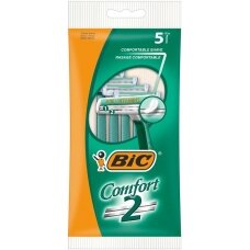 BIC Comfort 2 vyr. Vienkartiniai skustukai 5vnt.