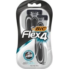 BIC Flex 4 vyr. vienkartiniai skustuvai 3vnt.