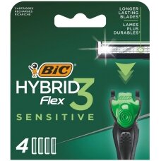 BIC Hybrid 3 Flex Sensitive vyr.peiliukai 4vnt.