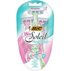 BIC Miss Soleil Sensitive 3 mot.vienk.skust., 3vnt.