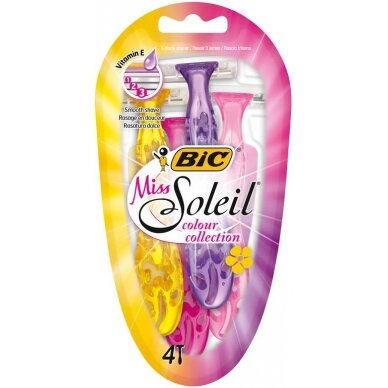 BIC Miss Soleil  3 mot.vienk.skust., 4vnt.