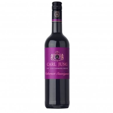 CARL JUNG Cabernet Sauvignon nealkohol raud. pusiau saldus 0,75l