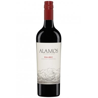 ALAMOS Malbec Mendoza raudonasis sausas 12,5% 0,75l