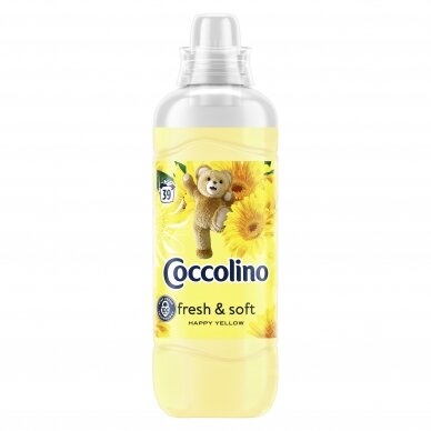 COCCOLINO HAPPY YELLOW audinių minkštiklis 975ml