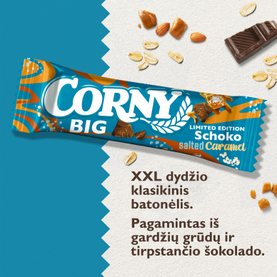 CORNY BIG javainis sūdytos karamelės skonio, 40g 3