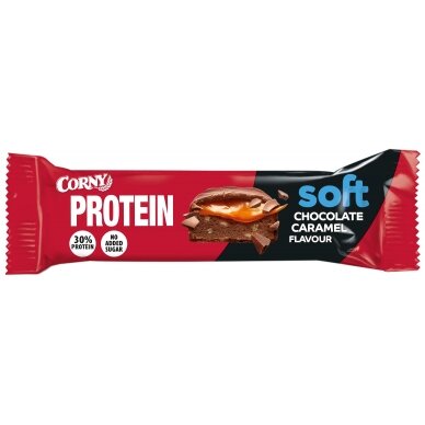 CORNY SOFT PROTEIN šokolado-karamelės skonio batonėlis, 45g