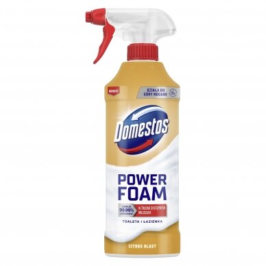 DOMESTOS Citrus Blast Power Foam, 435ml