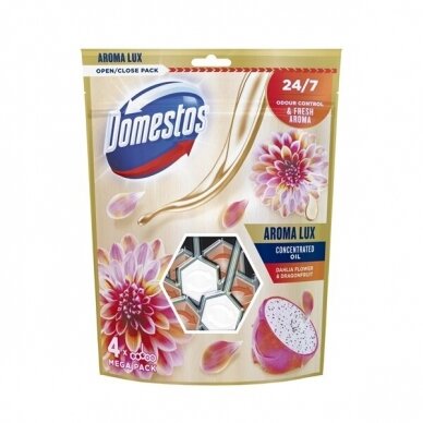 DOMESTOS POWER 5+ blokelis dragonfruit 4x55g