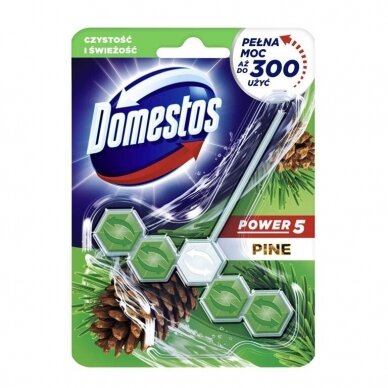 DOMESTOS WC blokelis "Power 5 Pine", 55g