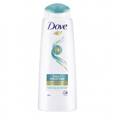 DOVE DAILY MOISTURE 2IN1 šampūnas 400ml