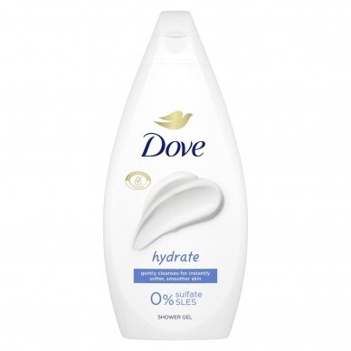 DOVE HYDRATE Dušo gelis 450ml