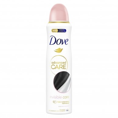 Dove purškiamas antiperspirantas INVISIBLE CARE 150ml