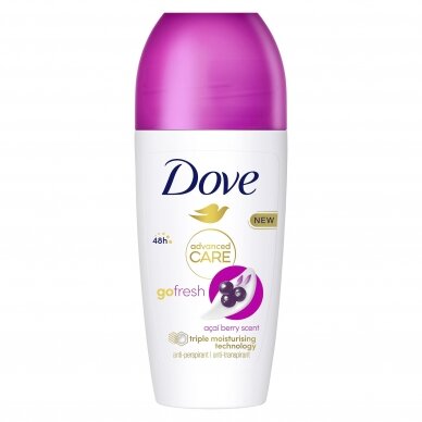 Dove rutulinis antiperspirantas ACAI BERRY & WATERLILY 50 ml