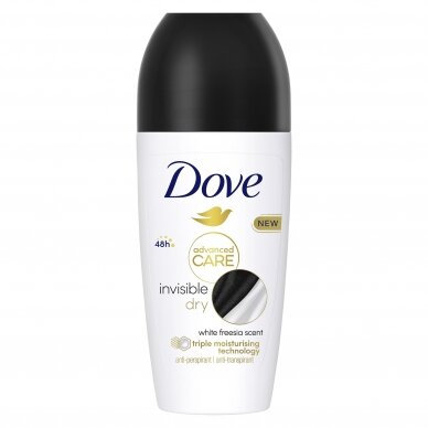 Dove rutulinis antiperspirantas INVISIBLE DRY 50ml