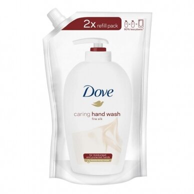 DOVE "Silk" skysto muilo papildymas, 500ml