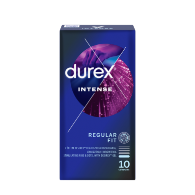 DUREX INTENSE prezervatyvai, 10vnt