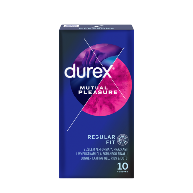 DUREX MUTUAL PLEASURE prezervatyvai,10vnt