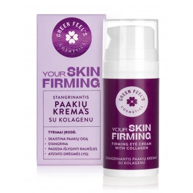 GREEN FEEL'S stangrinantis paakių kremas, su kolagenu 30ml