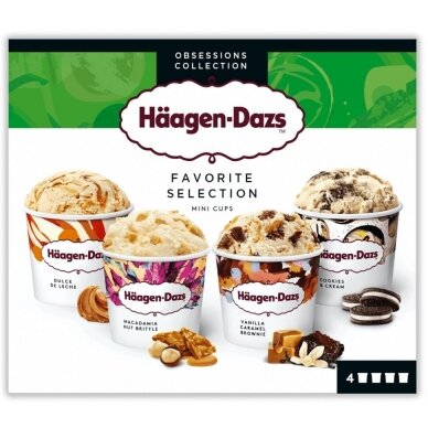 HAAGEN DAZS ledų rinkinys FAVORITE SELECTION, 326g 1