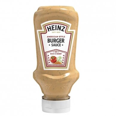 HEINZ amerikietiškas mėsainių padažas, 400ml/418g