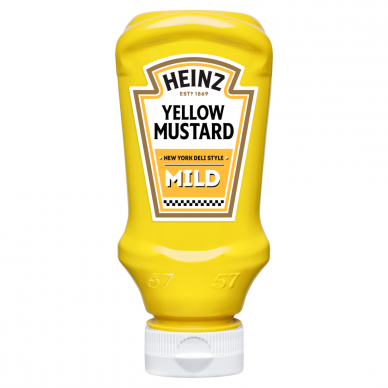 HEINZ saldžiosios garstyčios MILD, 220ml/240g