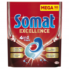 Indaplovių kapsulės "SOMAT EXCELLENCE 4in1" 50vnt.