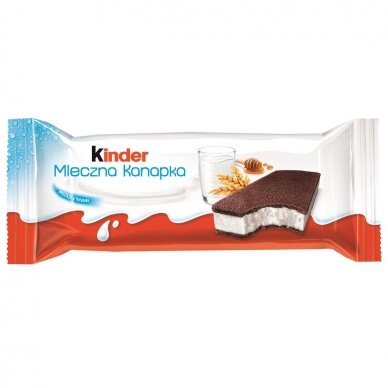 KINDER MILK-SLICE batonėlis su pienu, 28g