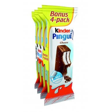 KINDER PINGUI batonėlis su pienu, 120g