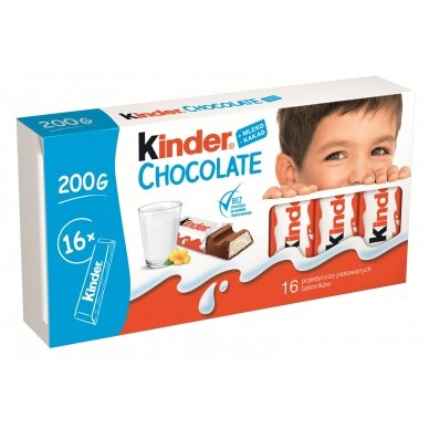 KINDER šokoladas, 200g