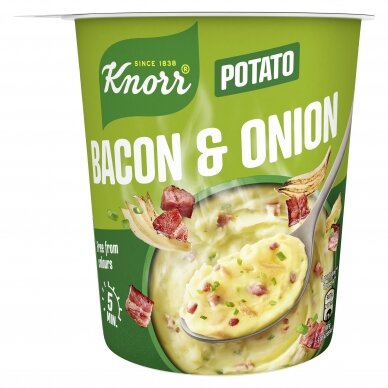 KNORR bulvių košė su kumpiu ir svogūnais, 57g