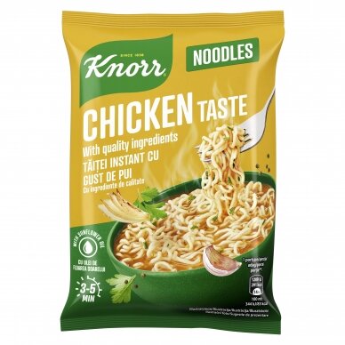 KNORR greitai paruošiami makaronai vištienos skonio, 57g