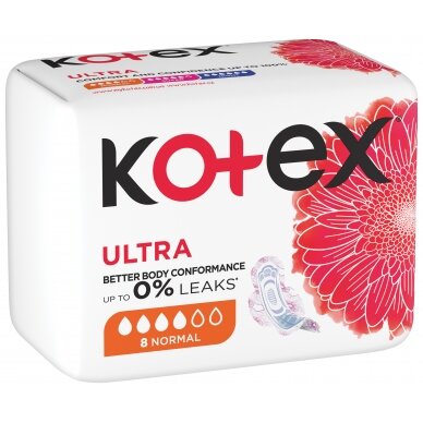 KOTEX higieniniai paketai "Normal", 8 vnt.