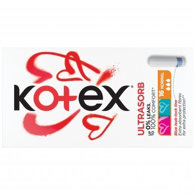 KOTEX tamponai "Normal", 16 vnt.