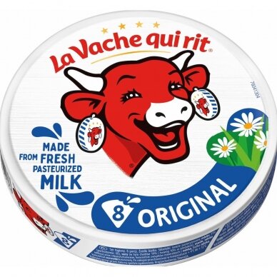 LA VACHE QUI RIT lydytas sūris, natūralus, 120g