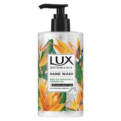 LUX Botanicals Bird of Paradice&Rosehip skystas muilas, 400ml