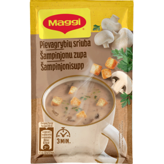 MAGGI 5MT pievagrybių sriuba su skrebučiais 16g