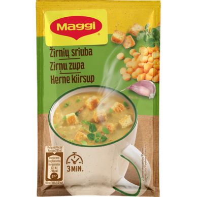 MAGGI 5MT žirnių sriuba su skrebučiais 22g