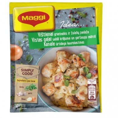 MAGGI IDEA vištienai grietinėlės ir žolelių padaže, 30g