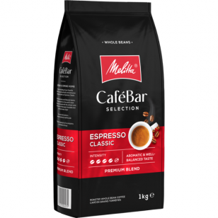 MELITTA CAFEBAR Espresso Classic kavos pupelės, 1kg