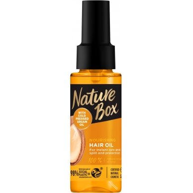 NATURE BOX ARGAN aliejus plaukams 70ml