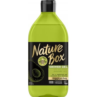 NATURE BOX dušo želė Avocado 385 ml