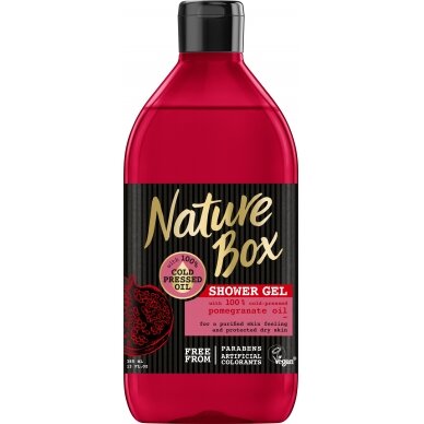 NATURE BOX dušo želė "Pomegranat", 385ml