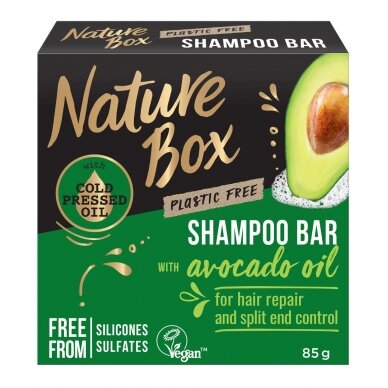 NATURE BOX kietasis šampūnas "Avocado", 85g