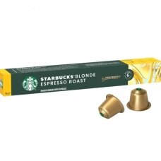 NESTLE STARBUCKS NESPRESSO Blonde Espresso roast kava 10 kapsulių