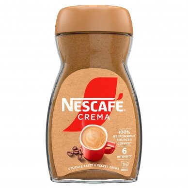 NESCAFE CLASSIC tirpi kava Crema (stiklas), 100g