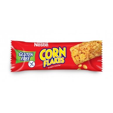 NESTLE CORN FLAKES dribsnių batonėlis be glitimo, 22g